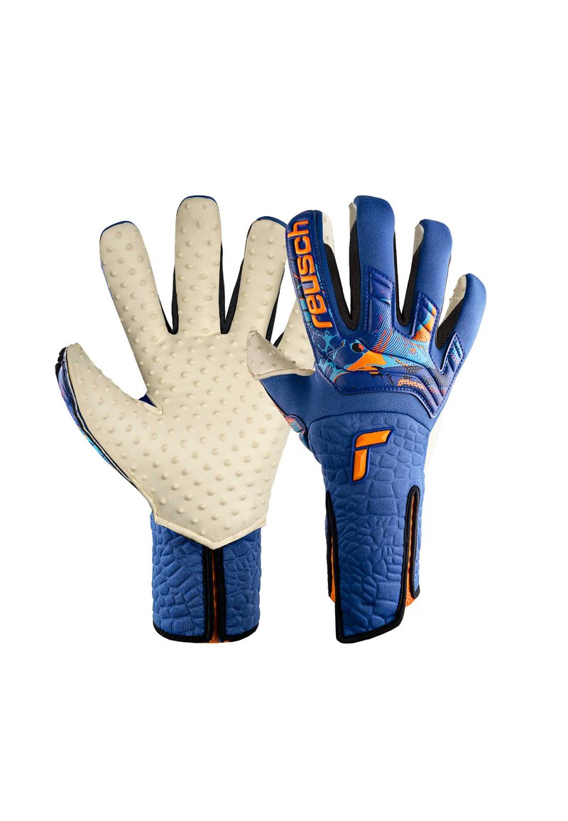 Reusch - Goalkeeping gloves -  true blue shocking orange, Enlarge