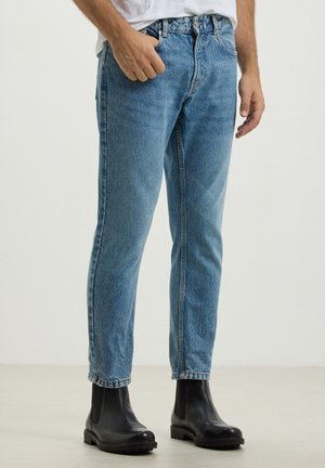 CROPPED - Jeans fuselé - blu
