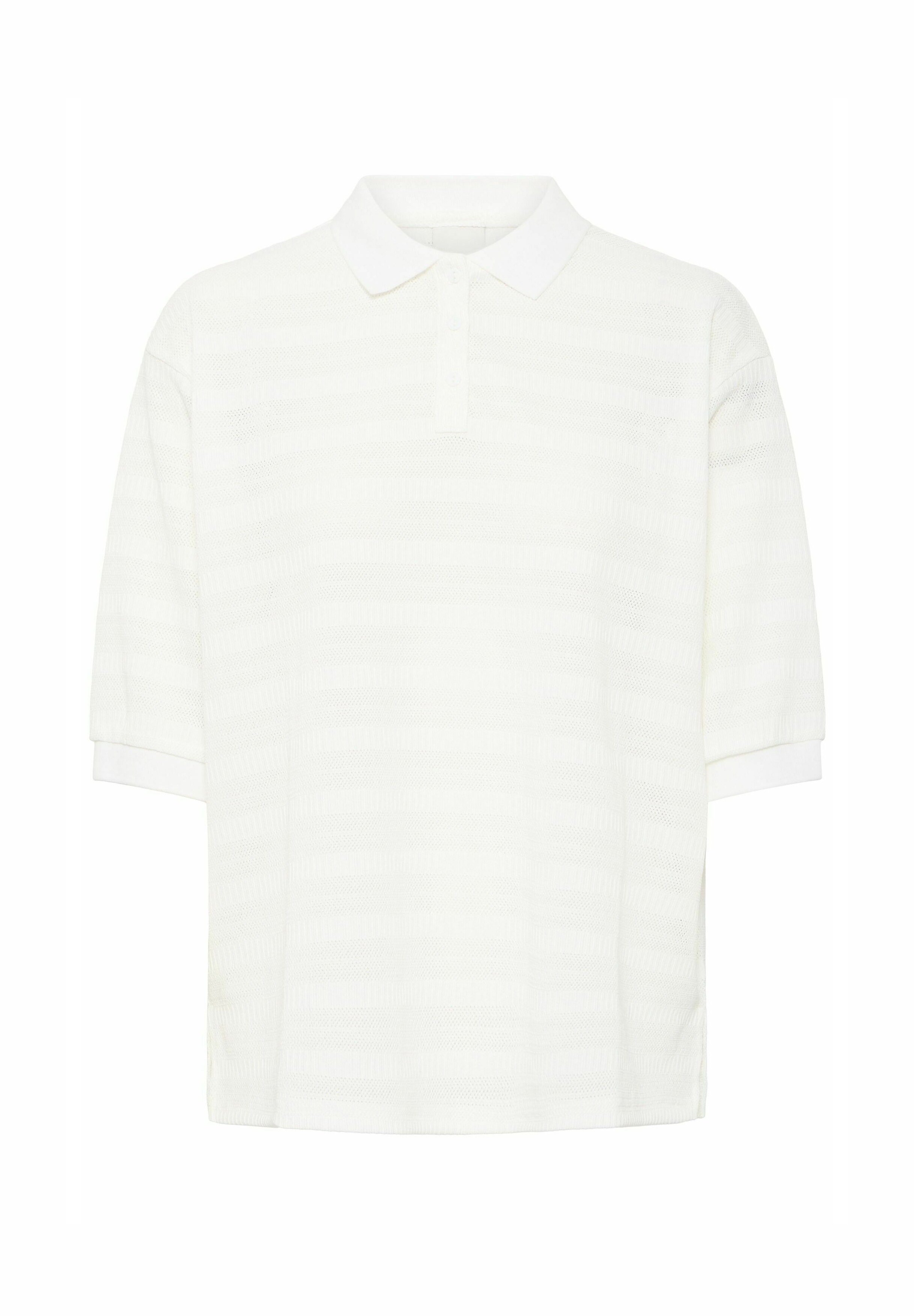 売れ筋商品|||イチ Tシャツ レディース トップス IXKNITTY - Polo shirt - cloud dancer ICHI IXKNITTY - Polo shirt - cloud dancer/white - Zalando