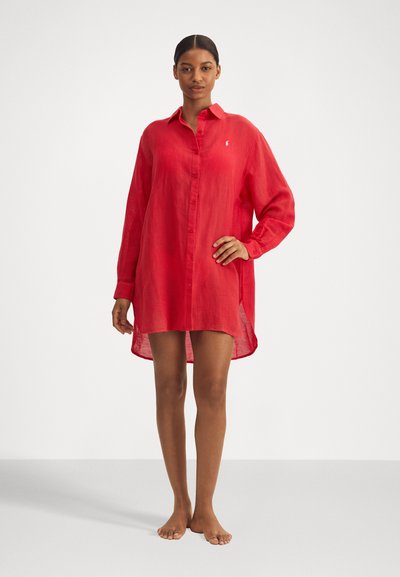 Polo Ralph Lauren BOYFRIEND SHIRT - Beach accessory - coral