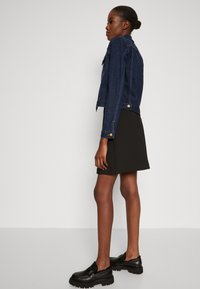 Selected Femme SLFRITA SHORT SKIRT - A-Linien-Rock - black