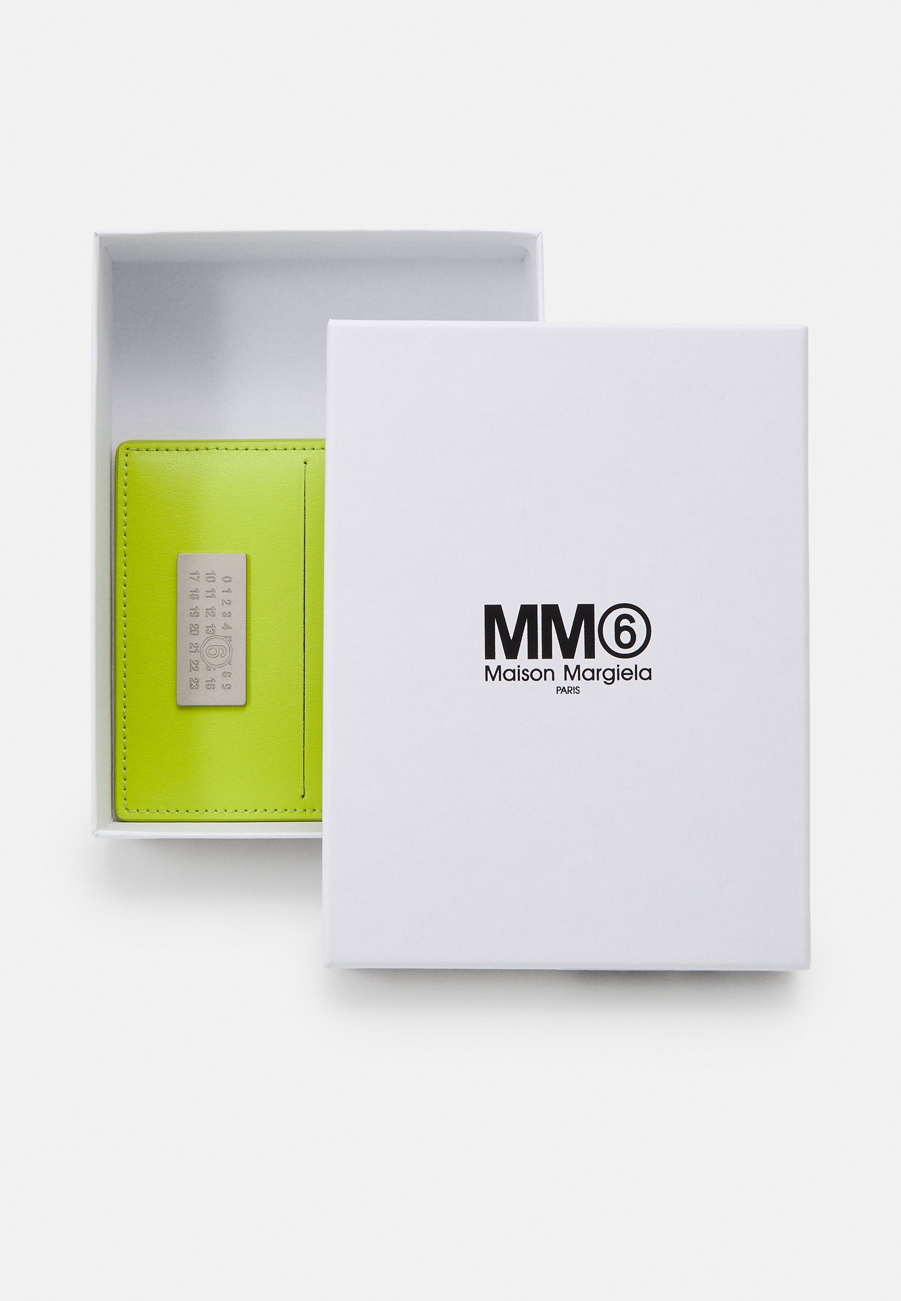 MM6 Maison Margiela NUMERIC CARDHOLDER - Wallet - lime green