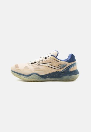 Joma POINT - Multicourt Tennisschuh - beige/dark navy