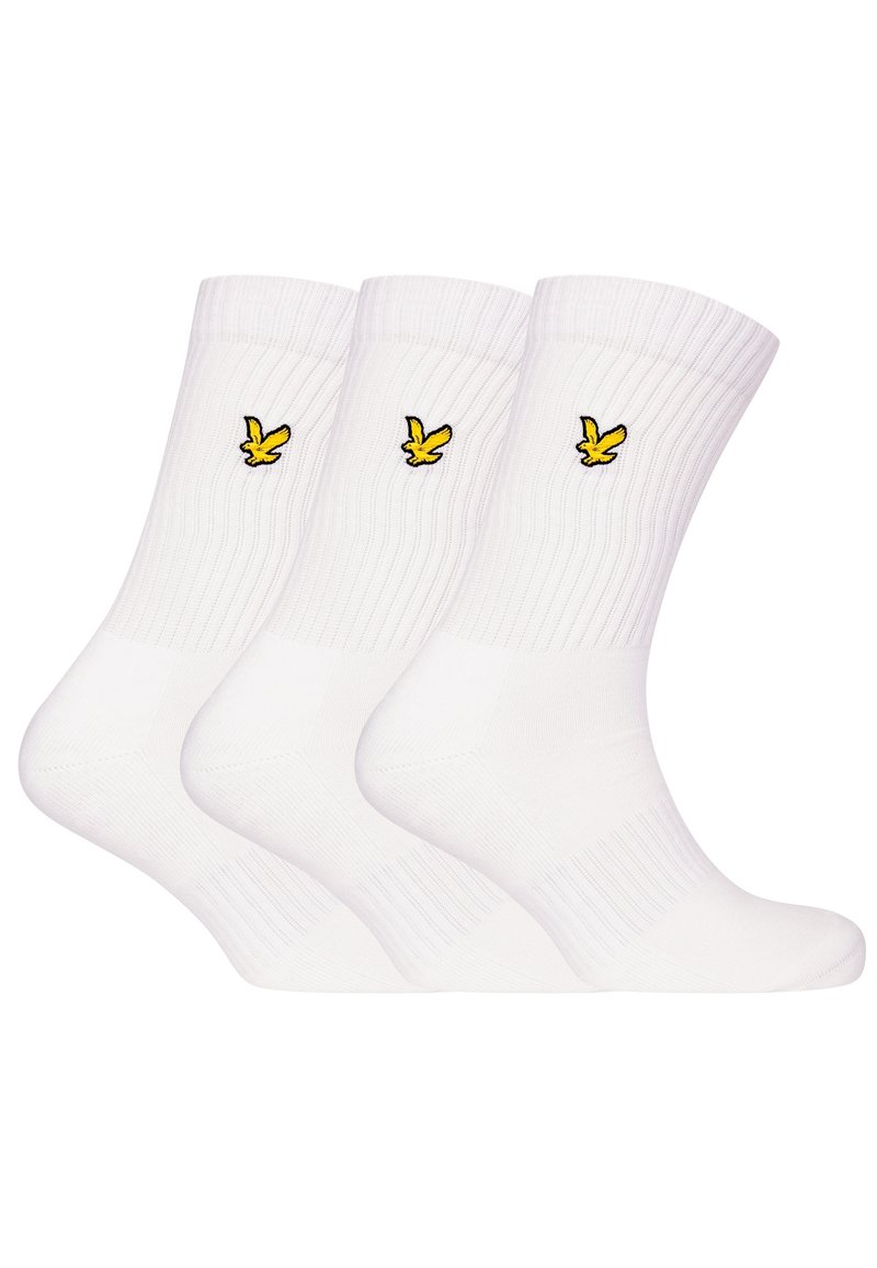 Lyle & Scott HAMILTON 3 PACK - Chaussettes - weiss