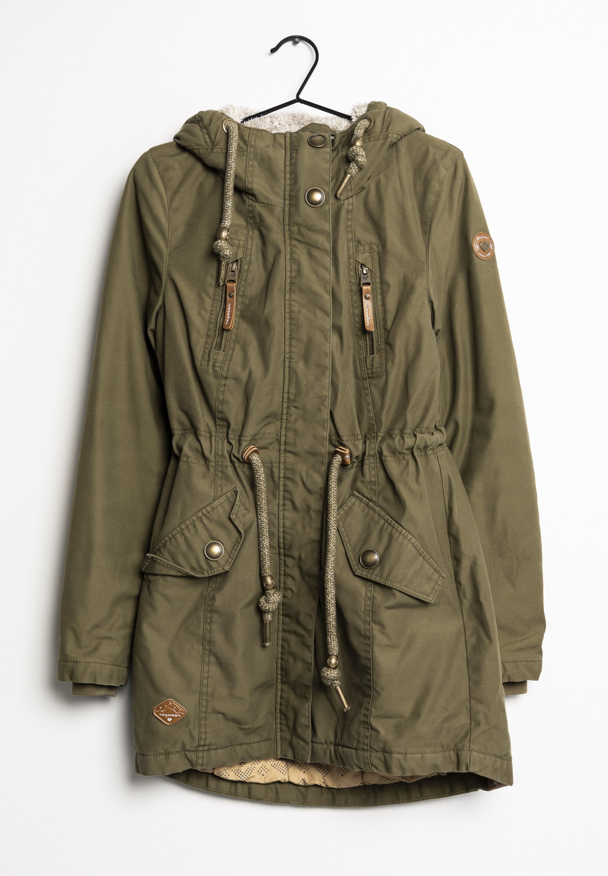 Ragwear Parka Damen M Ragwear ELSIE Winter Coat Dark Olive/khaki