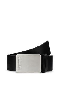 KLJ LOGO LTHR BELT - Klassiske belter - black