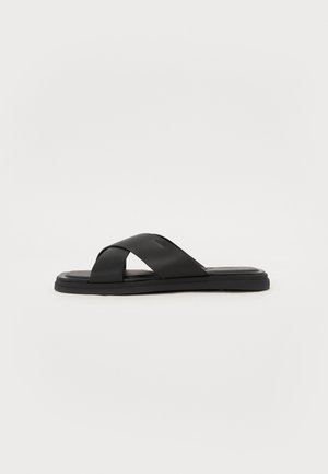CRISS CROSS - Tohvelit - black
