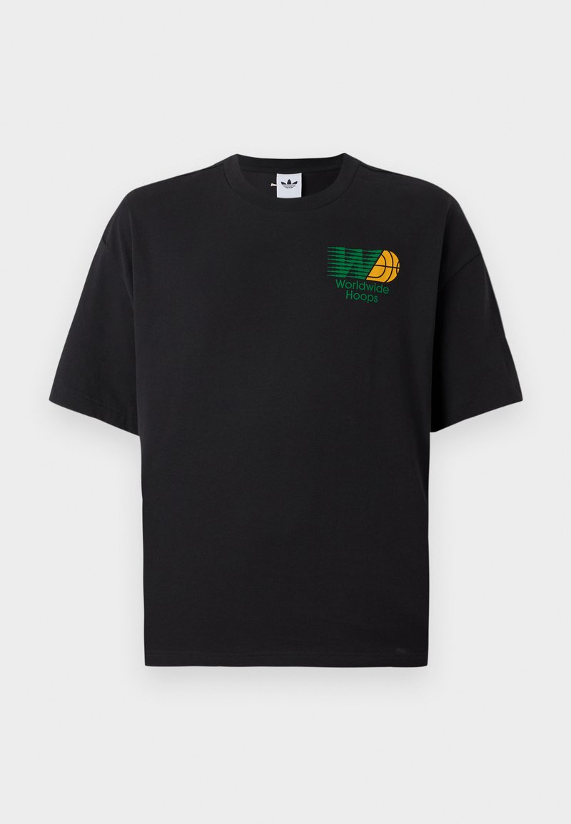 adidas Originals T-shirt print zwart adidas Originals T-shirt print zwart