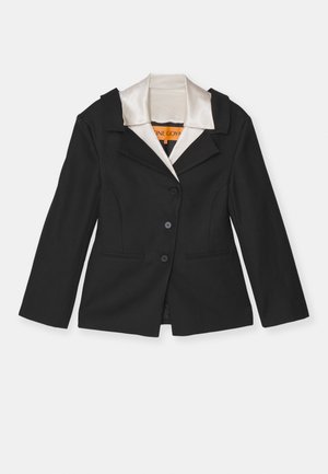 Stine Goya DOUBLE COLLAR TAILORED - Bleiseri - black/butter milk