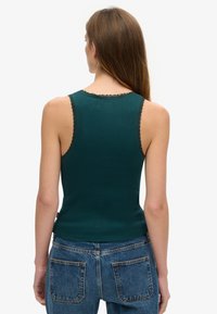 Superdry & Co TRIM - Top - dark pine green