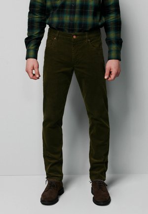 Stoffhose - dark green