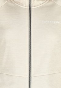Swedemount TRAINING LOGO ZIP HOOD W II - Fleece jacket - beige melange beige