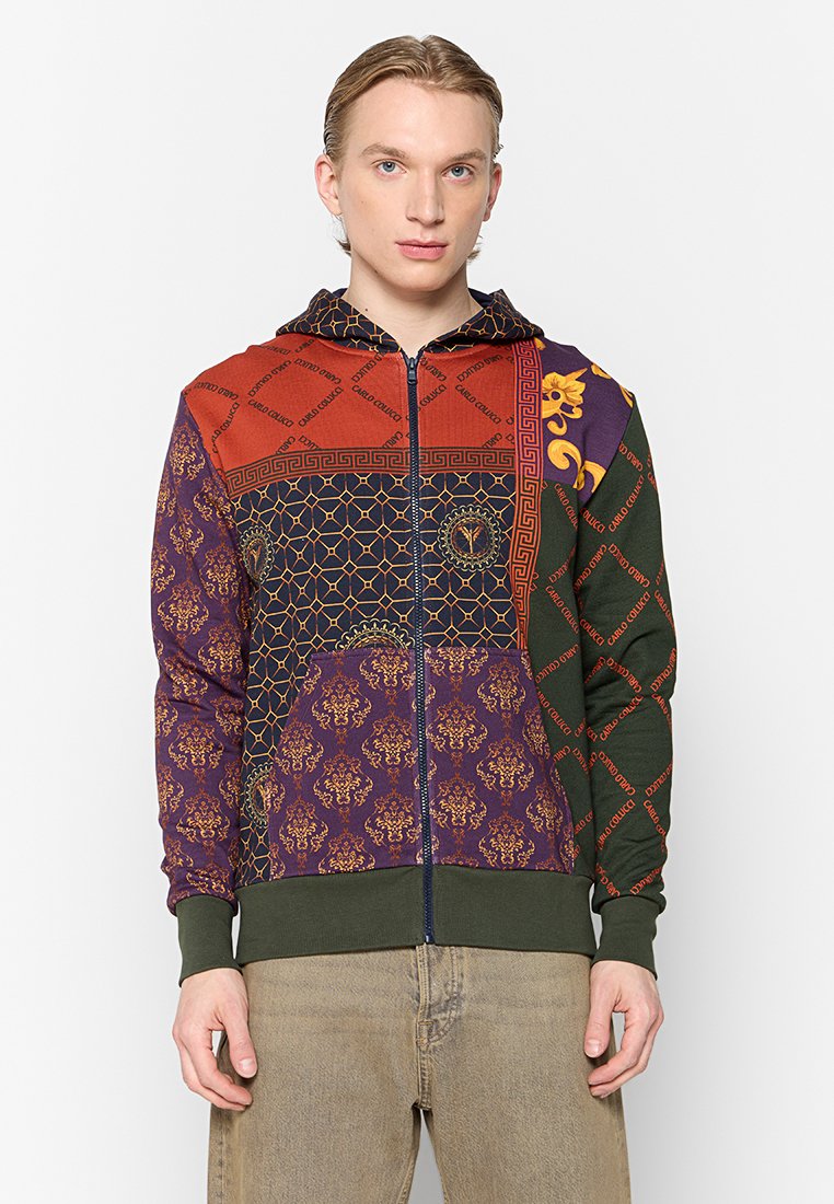 carlo colucci Sweater met rits meerkleurig carlo colucci Sweater met rits meerkleurig