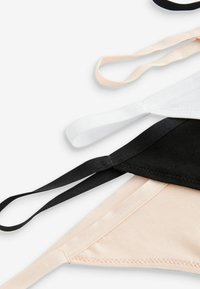 Next G-STRING FIT - KNICKERS 5 PACK - Tango nohavičky - black white nude