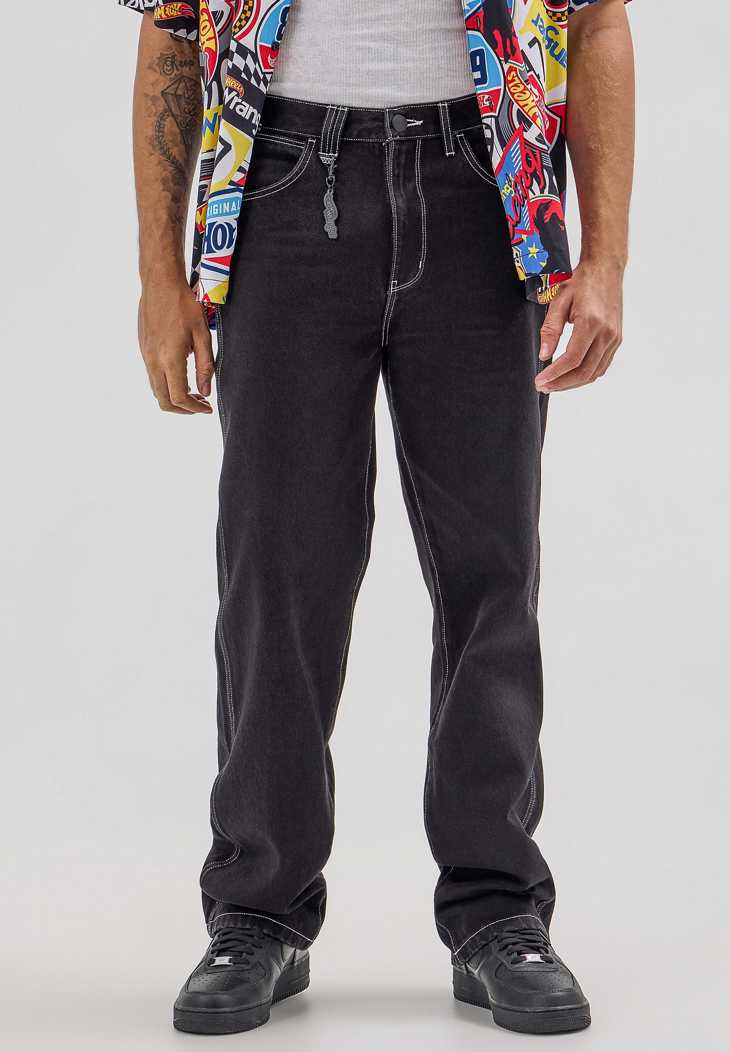 パンツ Wrangler Baggy Black Denim Relaxed Fit パンツ Wrangler Baggy Black Denim Relaxed Fit WRANGLER