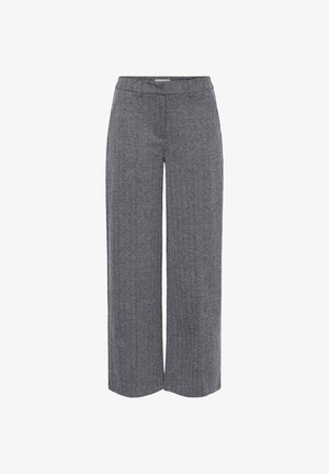 ICHI, IHKATE SUS OFFICE JACQUARD PA - Pantalon classique - black white herringbone