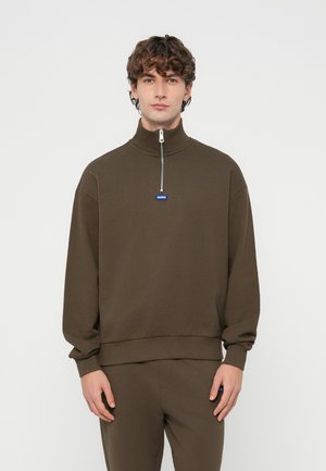 NEELER - Melegítőfelső - dark brown