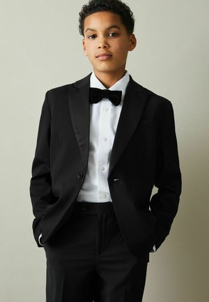 Reiss, REISS KNIGHTSBRIDGE TUXEDO SATIN SINGLE BREASTED BLAZER - Jakkesæt blazere - black