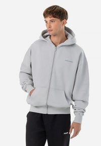 Pegador COLNE LOGO JACKET - Sweatjakke - washed clear grey
