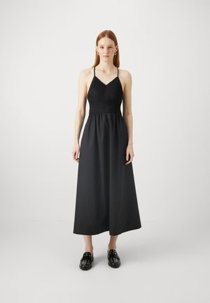 CAMERA MIDI DRESS - Day dress - black