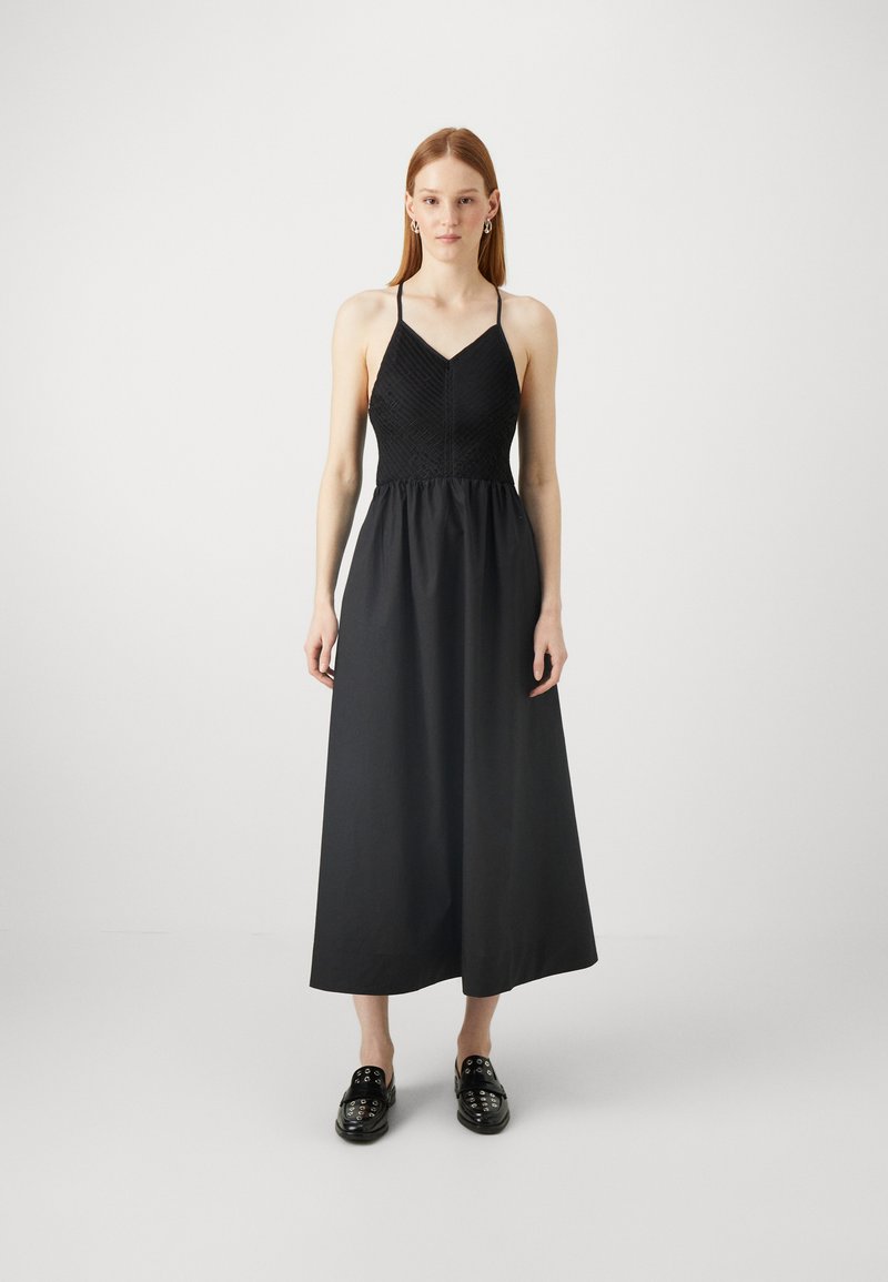 Faithfull the brand CAMERA MIDI DRESS - Denné šaty - black