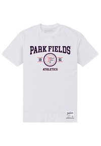 Henry Tiger PARK FIELDS VARSITY LOCK UP - T-shirts print - white