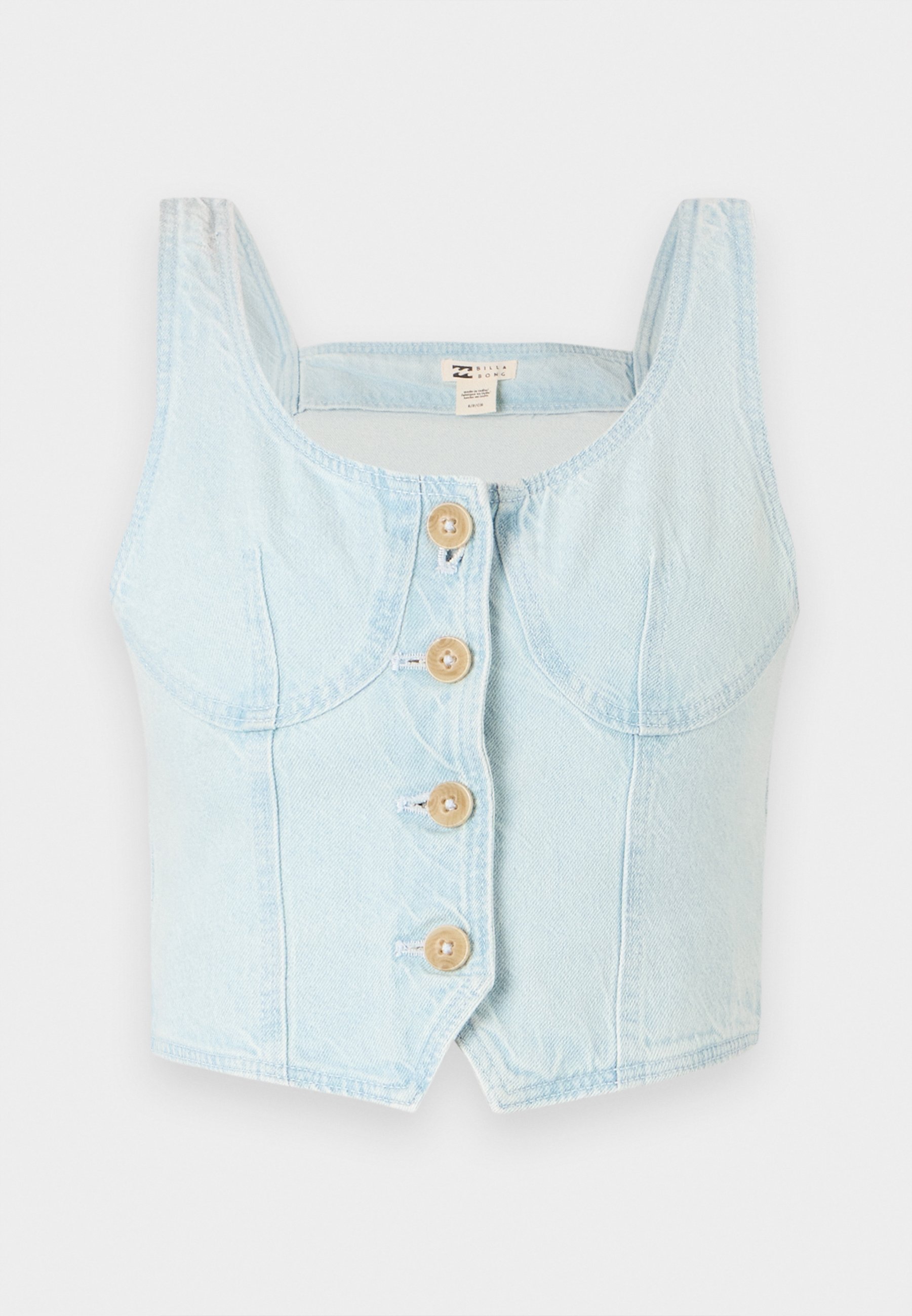 売れ筋商品|||ビラボン Tシャツ レディース トップス SUNWASHED VEST - Top - salt blue Sunwashed Sleeveless Top - Salt Blue | Billabong