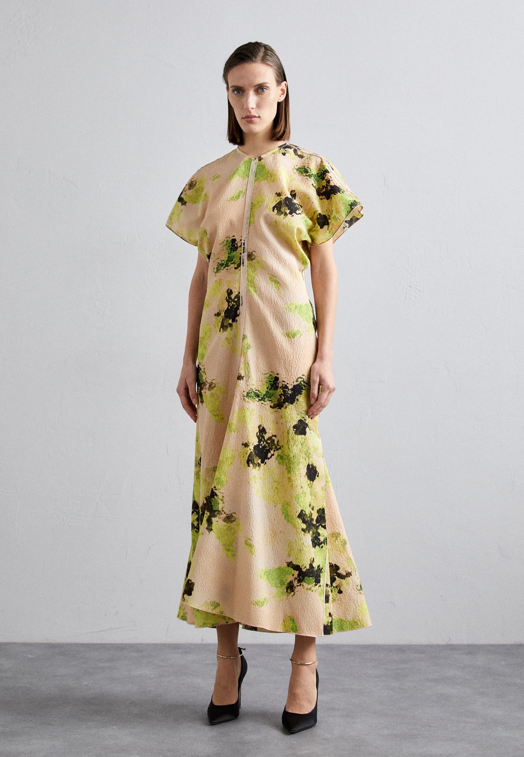 関税送料込Victoria Beckham Drape Shoulder Maxi Dress Victoria Beckham DRAPE SHOULDER DRESS - Maxi dress - peach