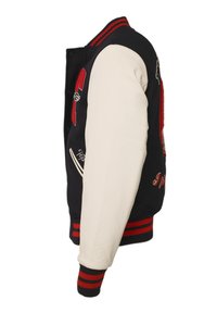 TOP GUN Kunstlederjacke - navy cream