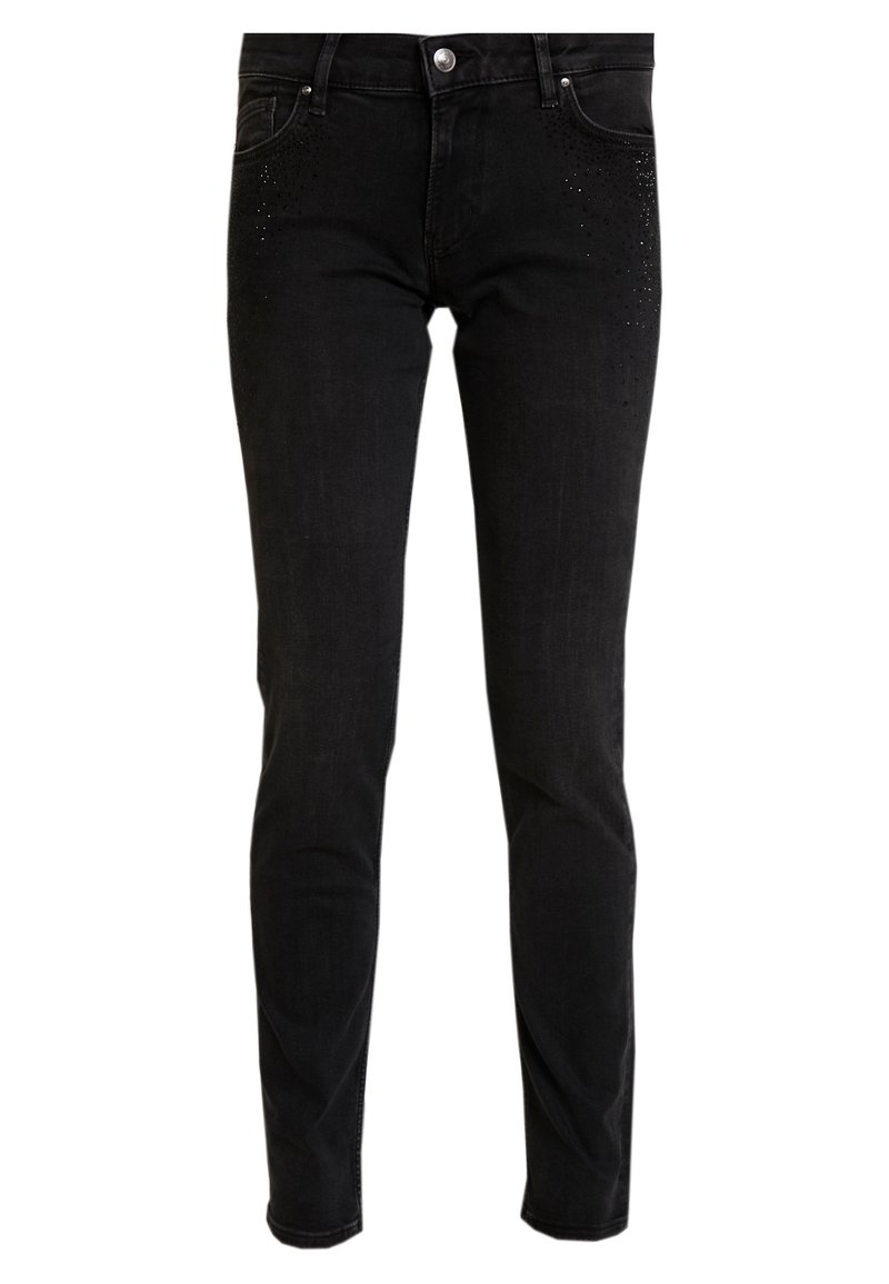 s.Oliver Slim fit jeans zwart denim/blackdenim