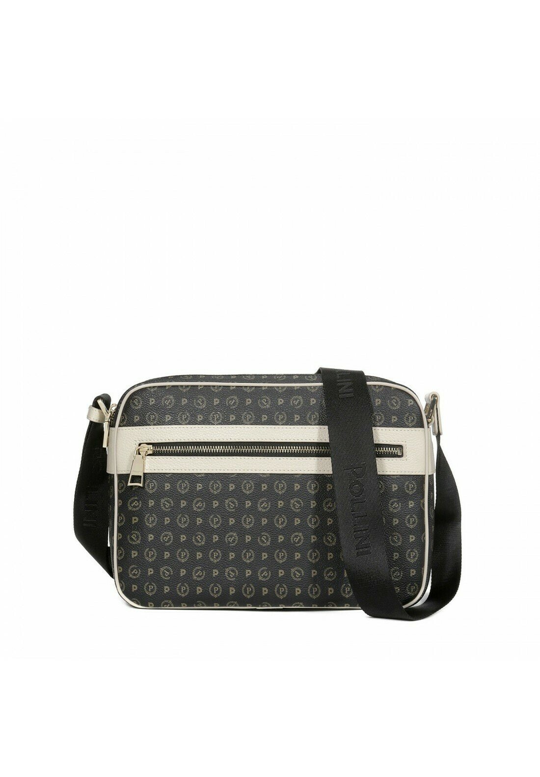 A Tracolla Donna Zalando Borse Pollini Pollini Borsa A Tracolla Nero  Avorio/pietra