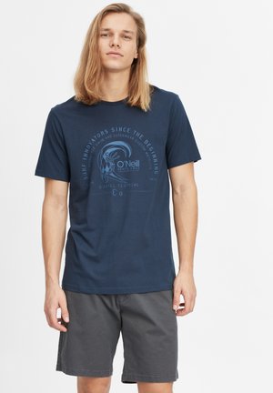 T-shirt med print - ink blue