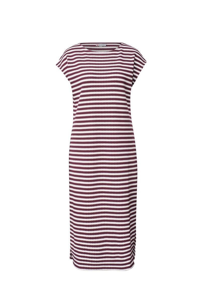 Street One Gebreide jurk - rustic rouge/donkerrood - Zalando.nl