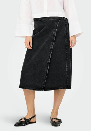 ONLTHEA - Gonna di jeans - washed black