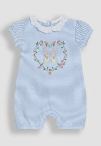 Unselected, blue bunny applique