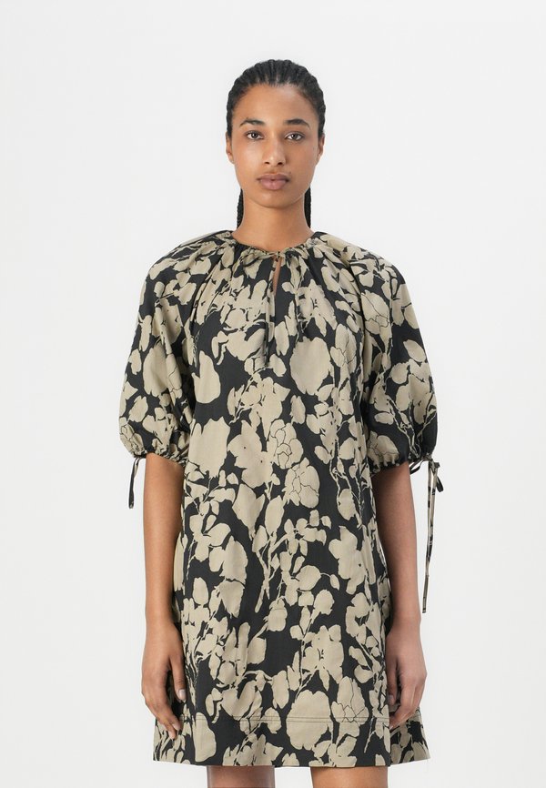 SAMATERA SHORT DRESS - Day dress - greige