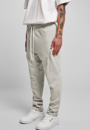 Urban Classics LOW CROTCH  - Tracksuit bottoms - lightasphalt