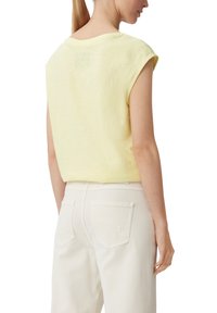 comma casual identity T-shirt basic - helles zitrone