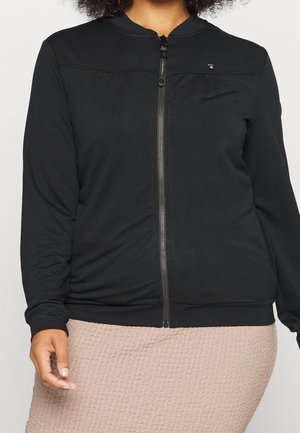 Sudadera con cremallera - black