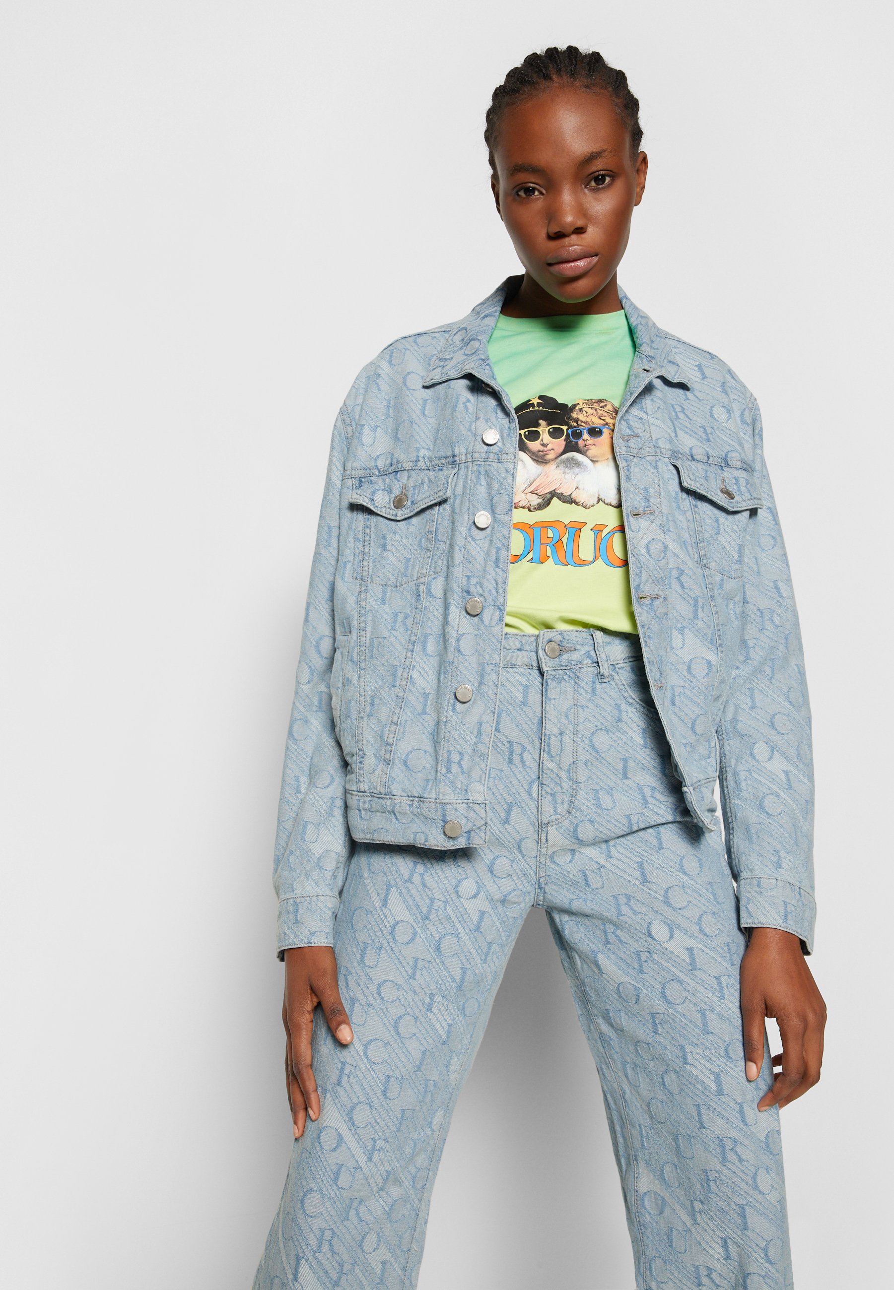 Fiorucci MONOGRAM JACKET - Denim jacket 