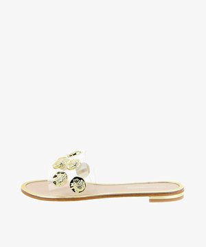 GANGI - Ciabattine - gold-coloured