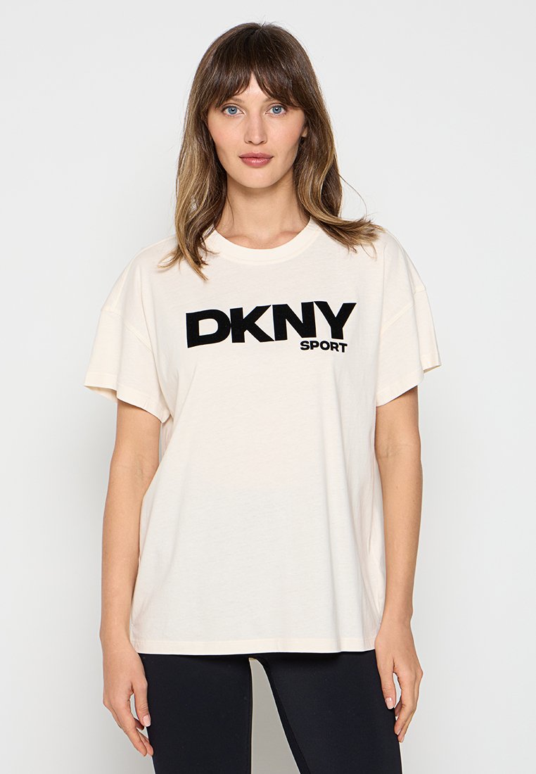 DKNY Sport T-shirt print crème