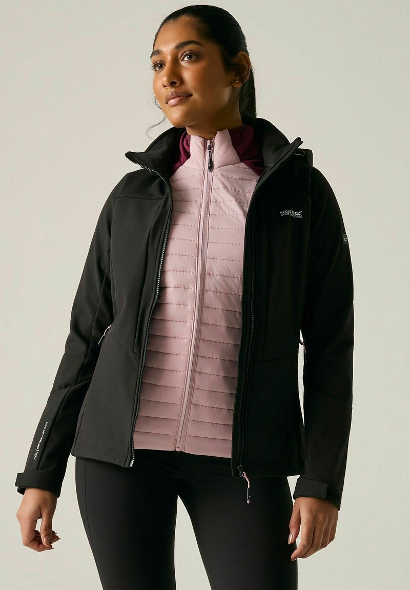 Regatta DESOTO SOFTSHELL - Soft shell jacket - black - Zalando