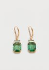 BOX STONE DROP - Orecchini - gold-coloured/green