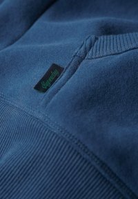 Superdry & Co ESSENTIAL LOGO  - Jersey con capucha - pilot mid blue