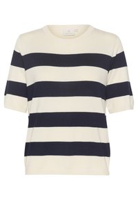 LIZZA STRIPED - T-shirts med print - navy turtledove bold stripe