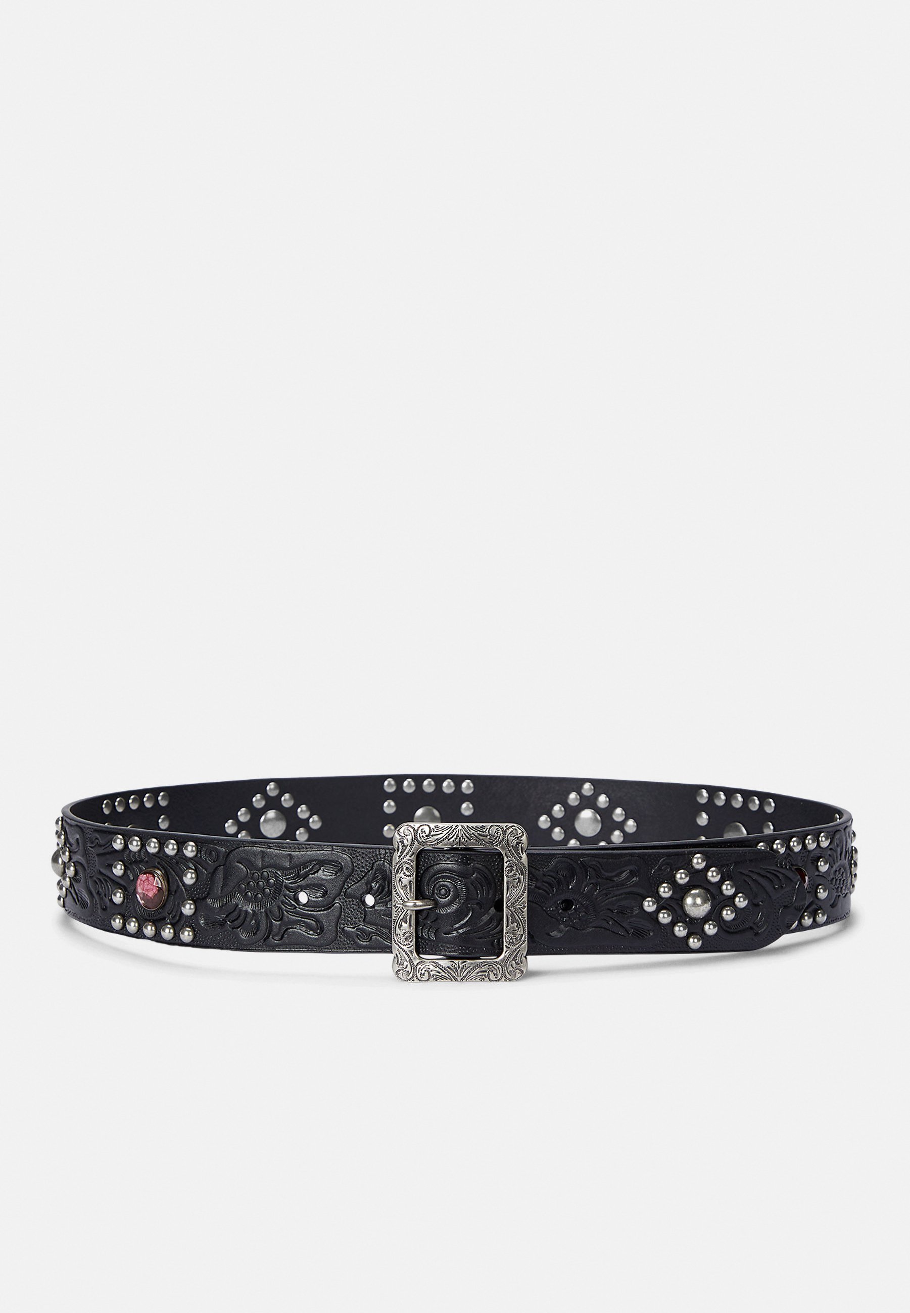 Lauren Ralph Lauren EMBELLISHED TOOLED LEATHER WIDE BELT  display picture 3