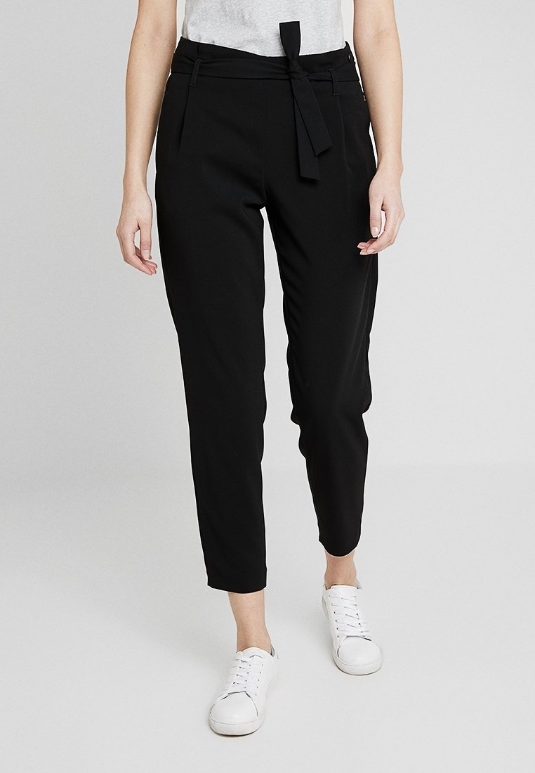 s.Oliver BLACK LABEL Tygbyxor - black