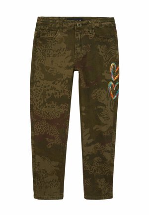 Vaqueros slim fit - green