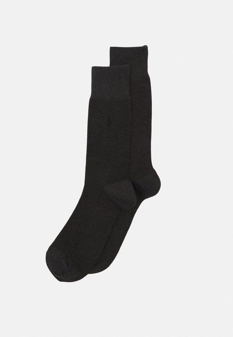 Polo Ralph Lauren HERRINGBONE CREW SOCK 2 PACK Socks black